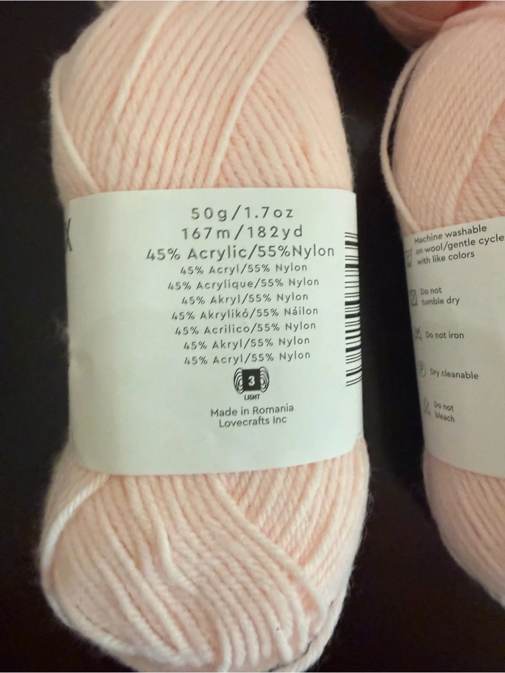Paintbox Baby DK Soft Ballet Pink Yarn - 4 Pack